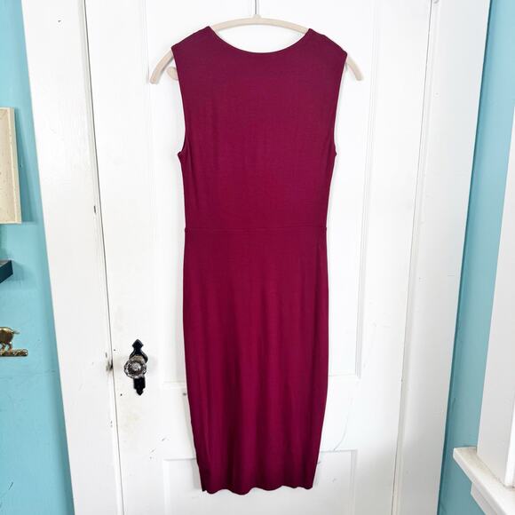 Anthropologie Bailey 44 Knotted Cutout Fitted Bodycon Strerchy Dress Size Medium - Picture 12 of 16